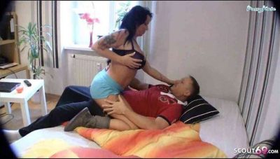 German Cougar Neighbor tricked Young Boy into Cheating Sex